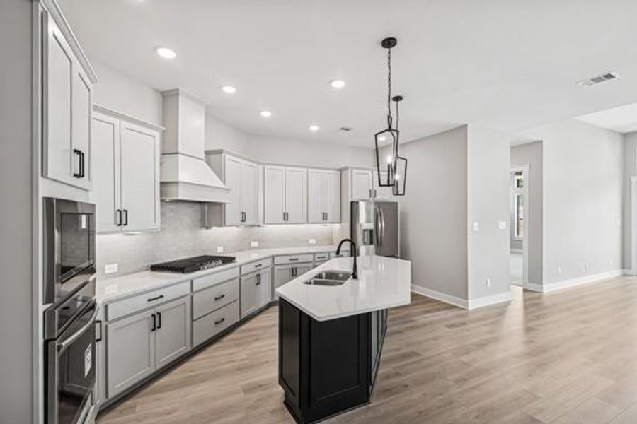 Furnished interior view inside a new home in The Highlands - Grove Collection, Porter (Image 5). Furnished interior view inside a new home in The Highlands - Grove Collection, Porter (Image 5).