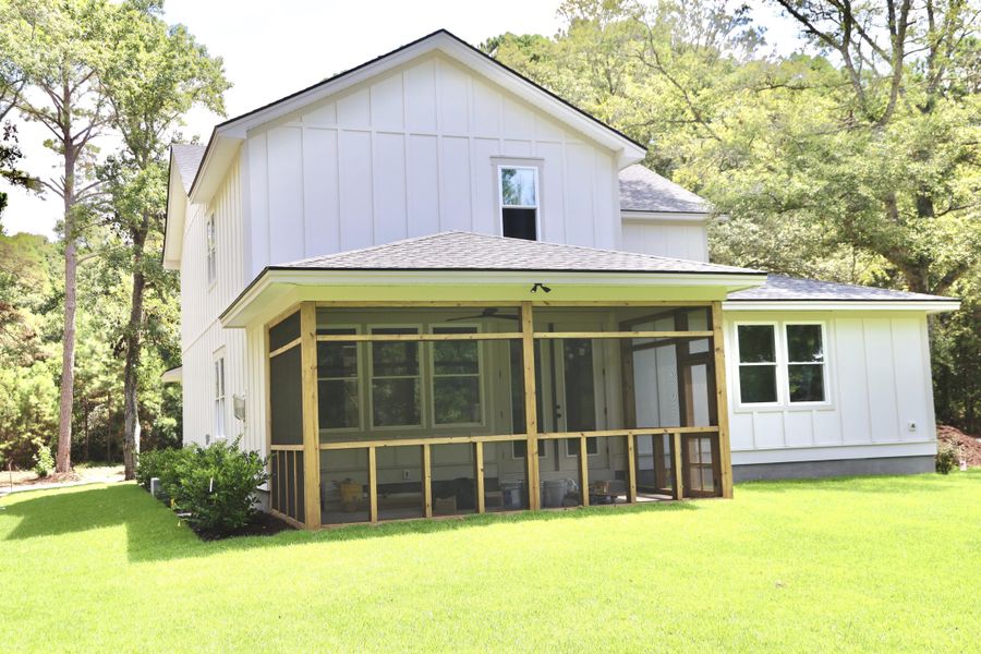Front exterior of a new home in , Awendaw, SC, highlighting curb appeal (Image 14). Front exterior of a new home in , Awendaw, SC, highlighting curb appeal (Image 14).