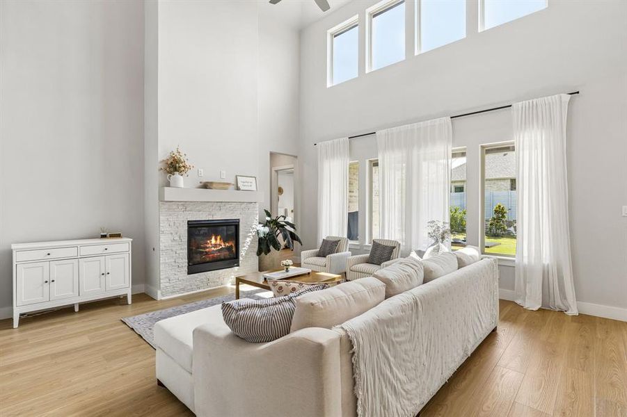 Furnished interior view inside a new home in , McKinney (Image 5).