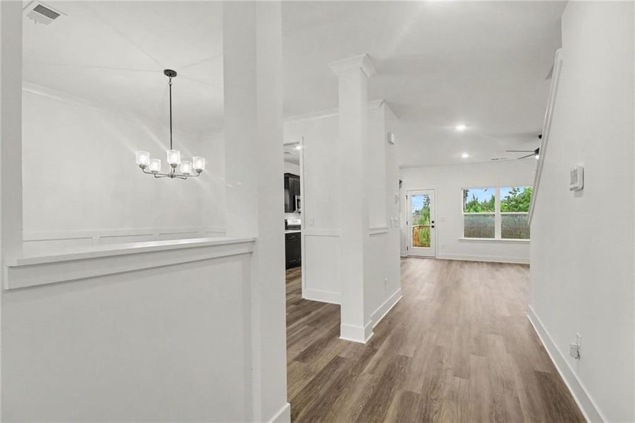 Spacious, unfurnished interior of a new home in Thunder Ridge, Dawsonville (Image 42).