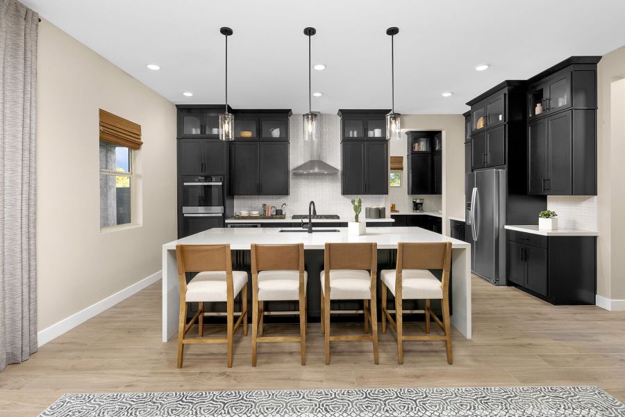 Representative furnished interior of a home built from the Mahogany by Mattamy Homes in Miravida, Surprise (Image 7).