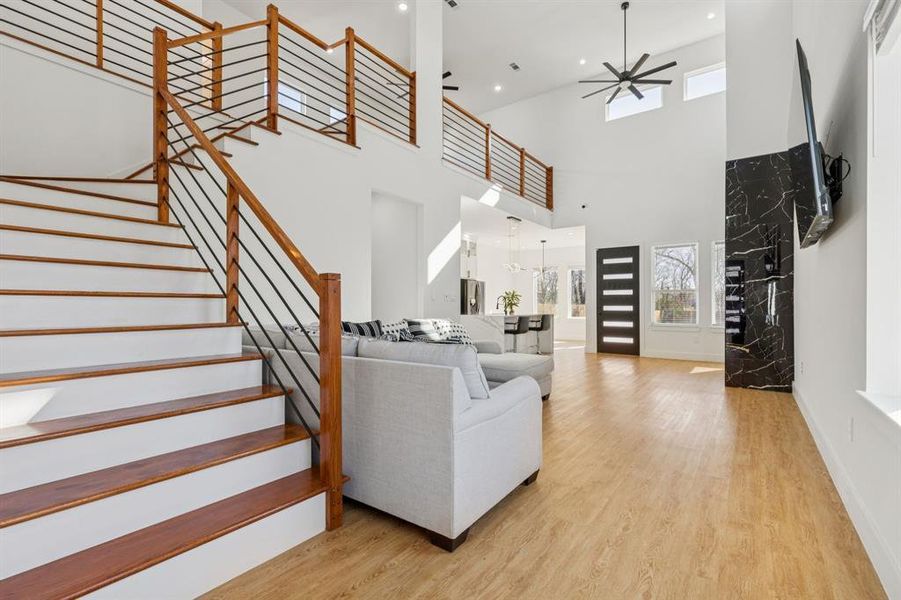 Furnished interior view inside a new home in , Dallas (Image 10).