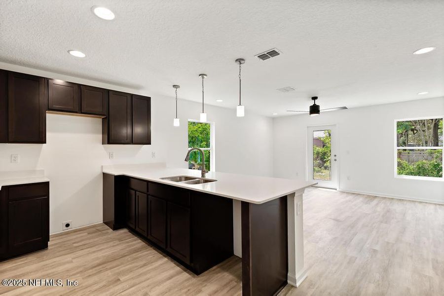Furnished interior view inside a new home in , Jacksonville (Image 9). Furnished interior view inside a new home in , Jacksonville (Image 9).