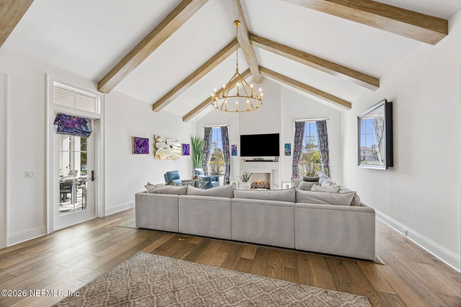 Furnished interior view inside a new home in , Jacksonville (Image 14).