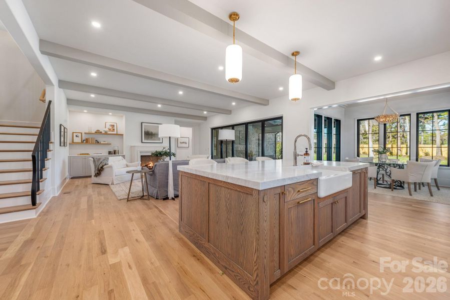 Furnished interior view inside a new home in , Charlotte (Image 13).