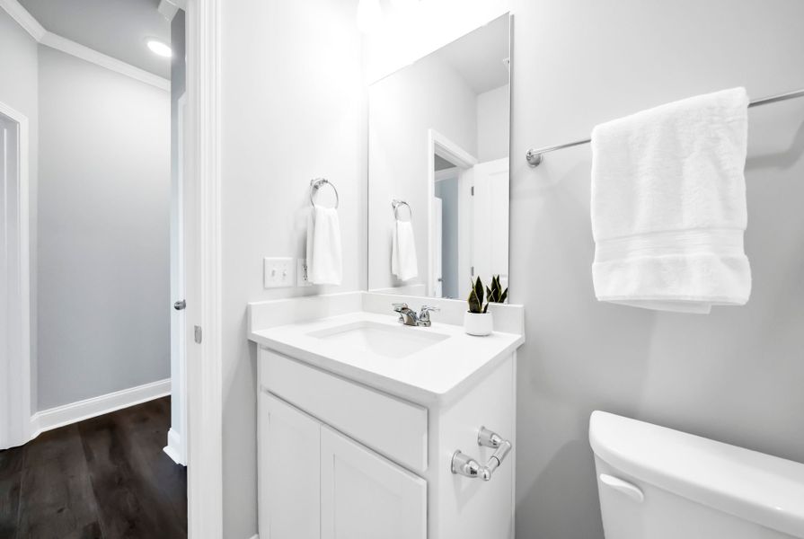 Furnished interior view inside a new home in Monroe Preserve, Chapin (Image 35).