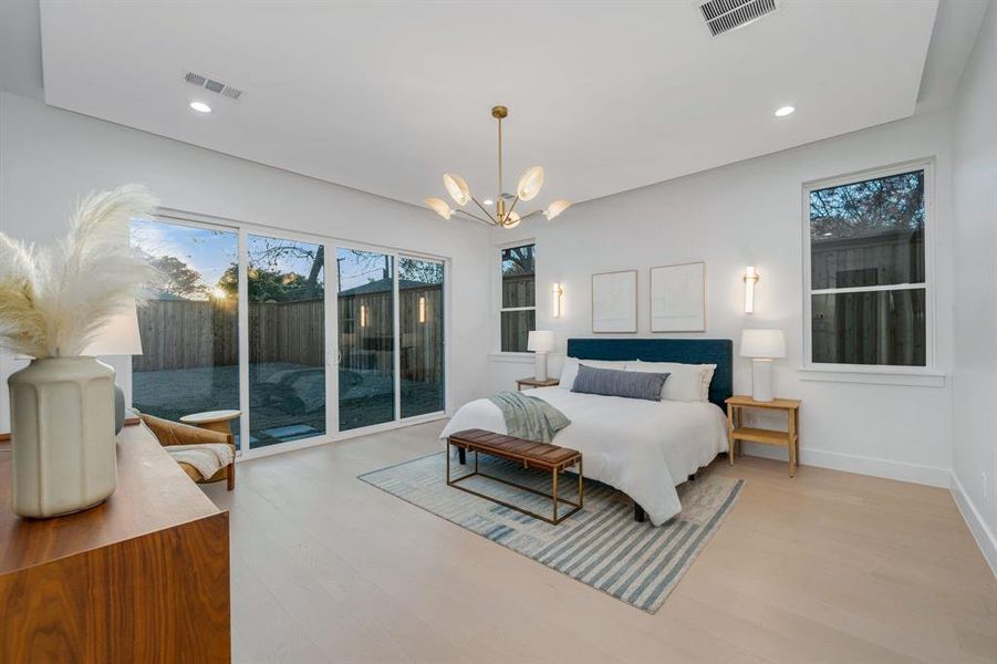 Furnished interior view inside a new home in , Dallas (Image 16).