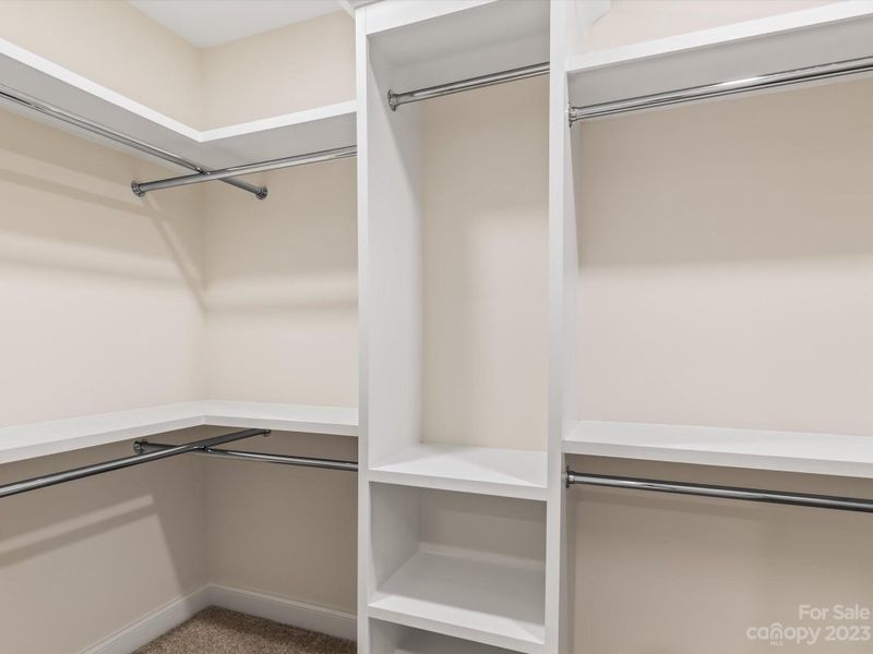 Primary Closet w/Built-In Shelving