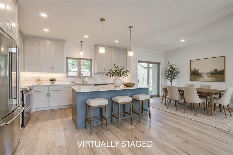 Furnished interior view inside a new home in , Mineral Wells (Image 9).