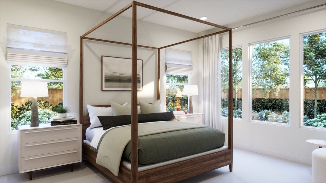 Representative furnished interior of a home built from the 4060 by Risewell Homes in Bluff Haven, Georgetown (Image 12).