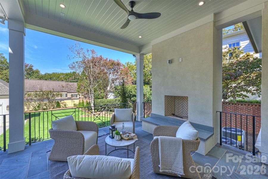 Exterior details and patio area of a home in , Charlotte (Image 3).