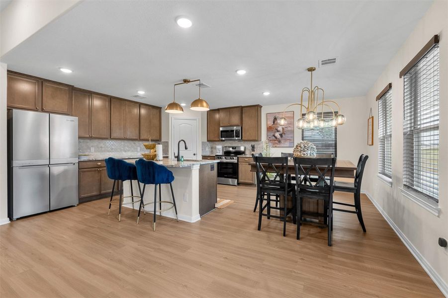 Furnished interior view inside a new home in , Livingston (Image 8).