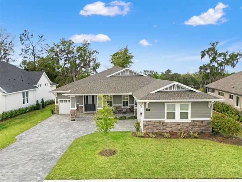 Front exterior of a new home in , Brooksville, FL, highlighting curb appeal (Image 23).