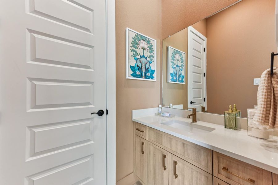 Furnished interior view inside a new home in The Grove at Blackhawk, Pflugerville (Image 70). Furnished interior view inside a new home in The Grove at Blackhawk, Pflugerville (Image 70).