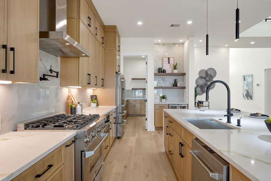 Furnished interior view inside a new home in , Willis (Image 4).