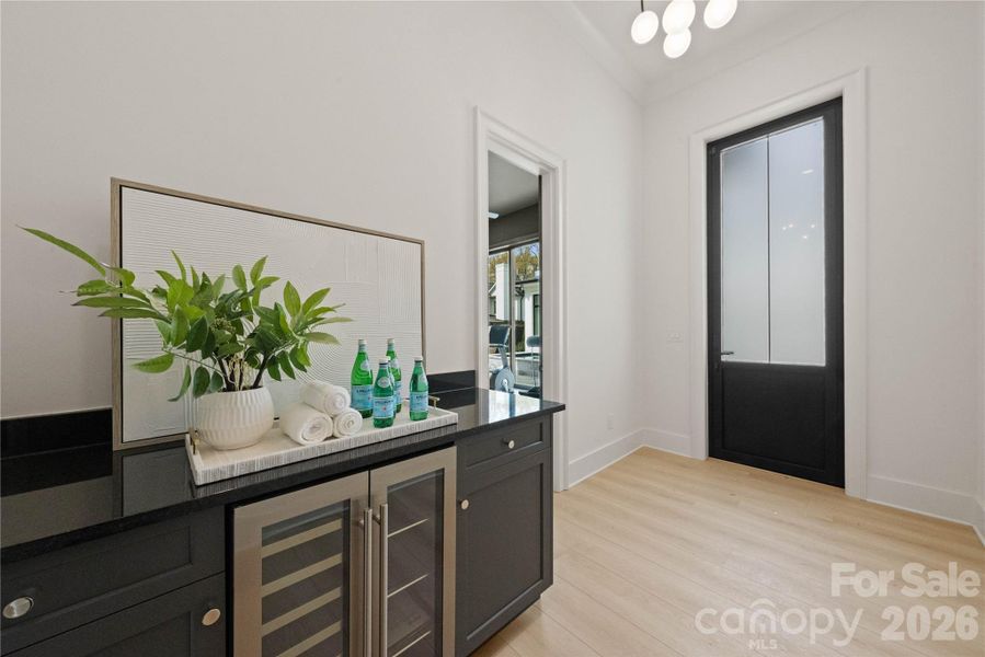 Near pool-Gym room with cabinet/counter Near pool-Gym room with cabinet/counter