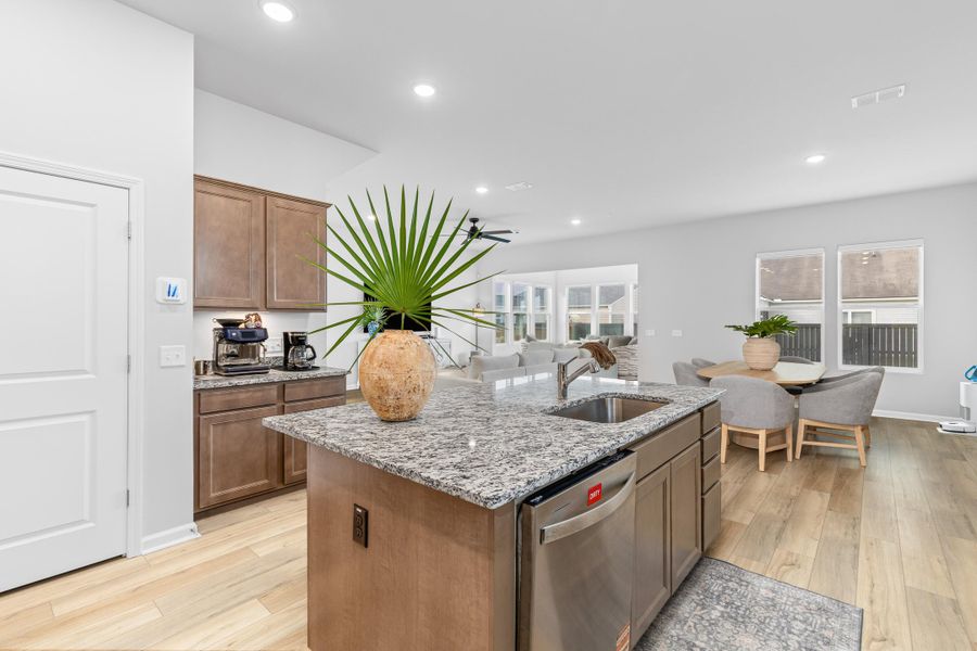 Furnished interior view inside a new home in , Charleston (Image 13).