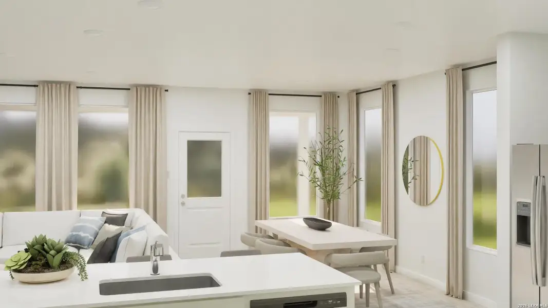Furnished interior view inside a new home in Simmons Valley, Spring Branch (Image 12).