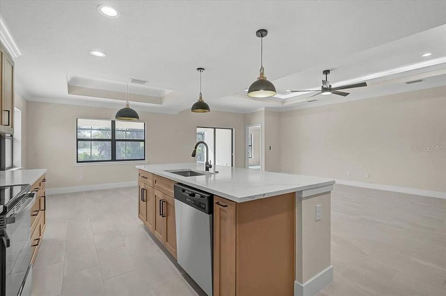 Furnished interior view inside a new home in , Rotonda West (Image 5).