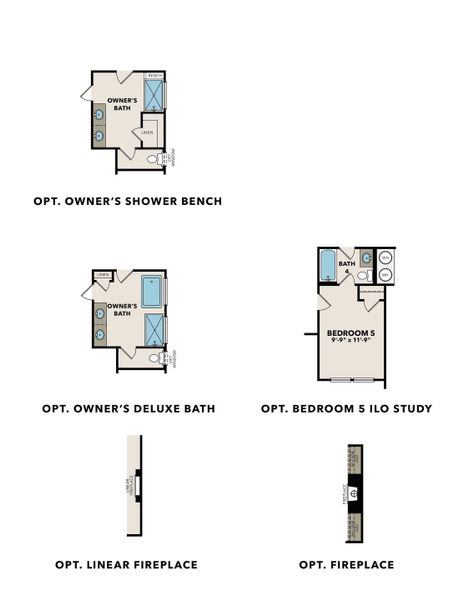 2D floor plan layout for the The Harrison G by Davidson Homes LLC in Cedar Farms, Winder, GA (Image 3).