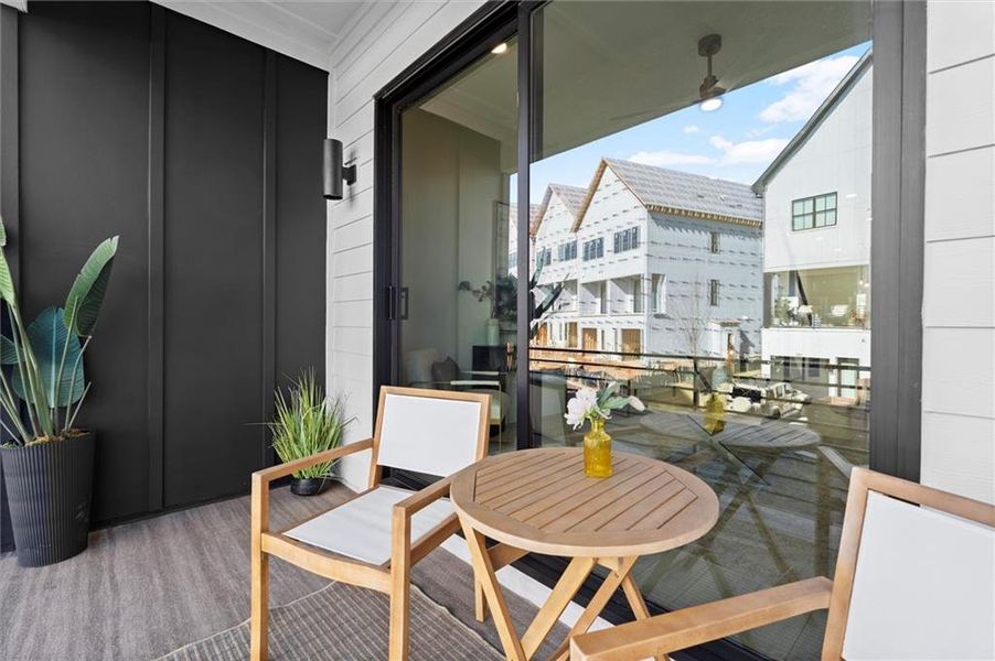 Exterior details and patio area of a home in , Alpharetta (Image 4). Exterior details and patio area of a home in , Alpharetta (Image 4).