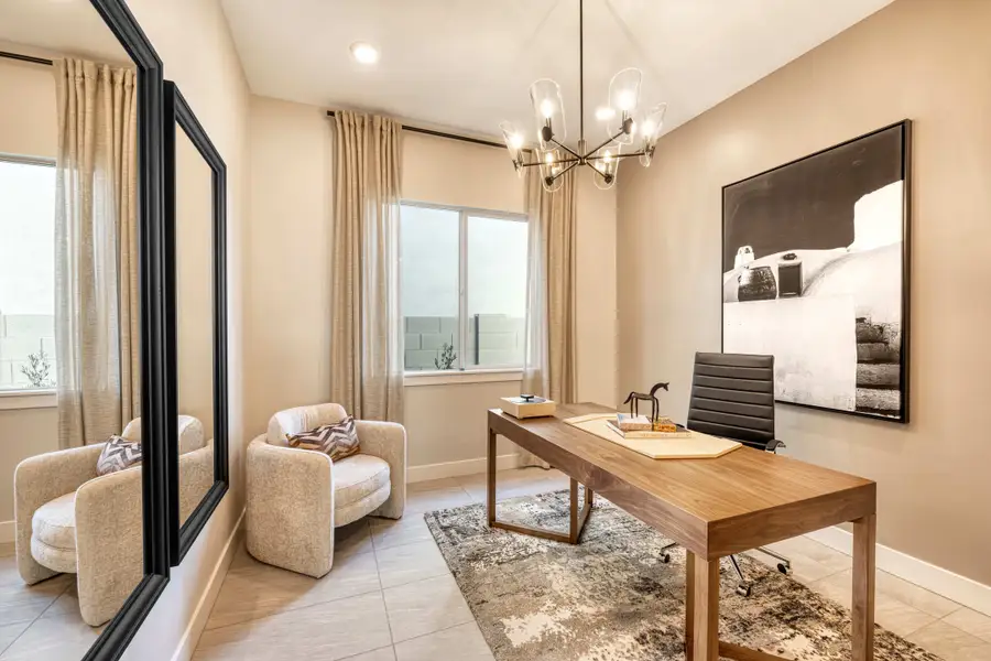 Representative furnished interior of a home built from the Violet Plan 5008 by Tri Pointe Homes in Soleo, San Tan Valley (Image 14).