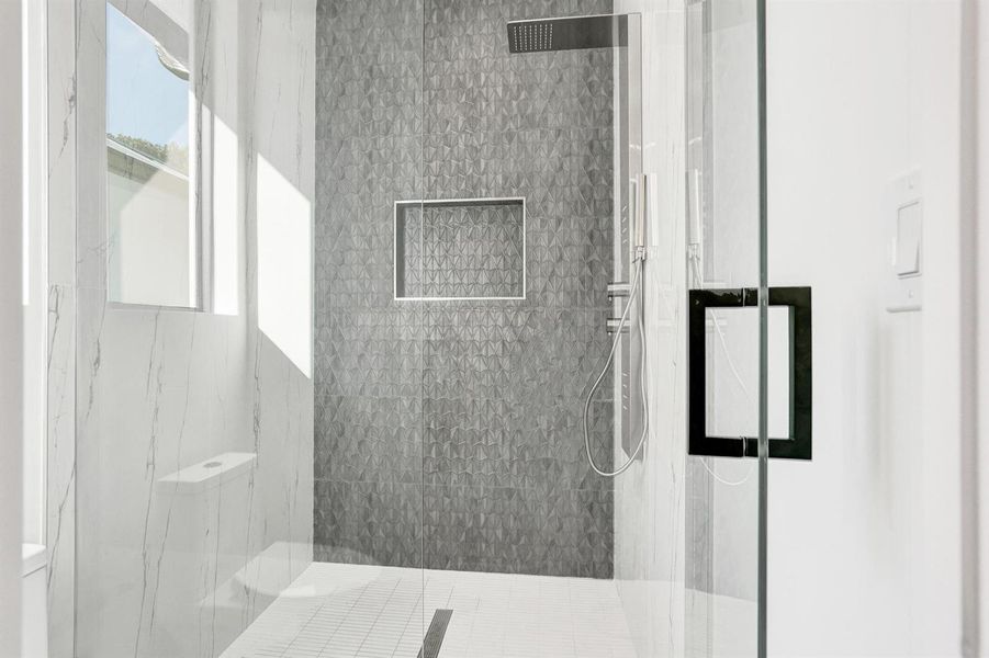 Primary Bathroom Walk In Shower