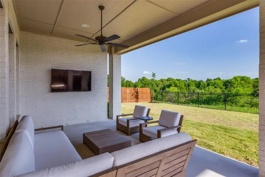 Exterior details and patio area of a home in , Fort Worth (Image 3).