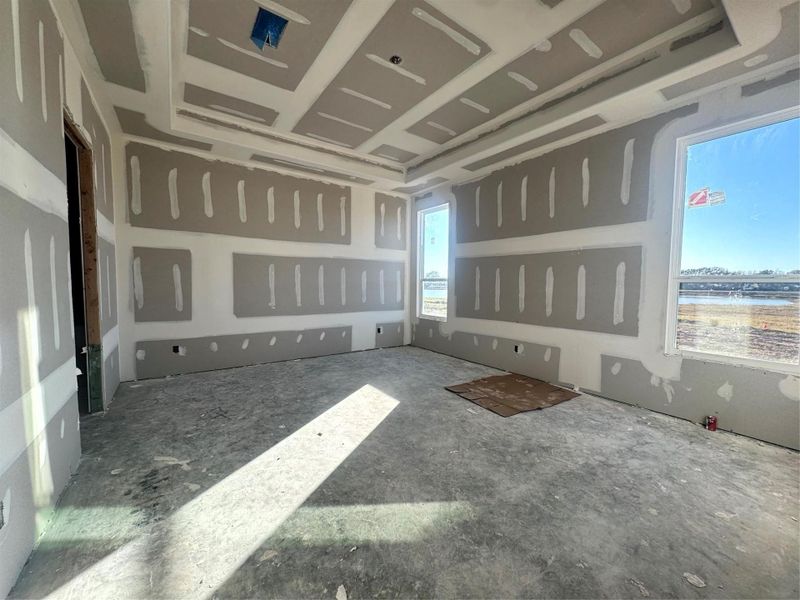 Actual progress of your home.