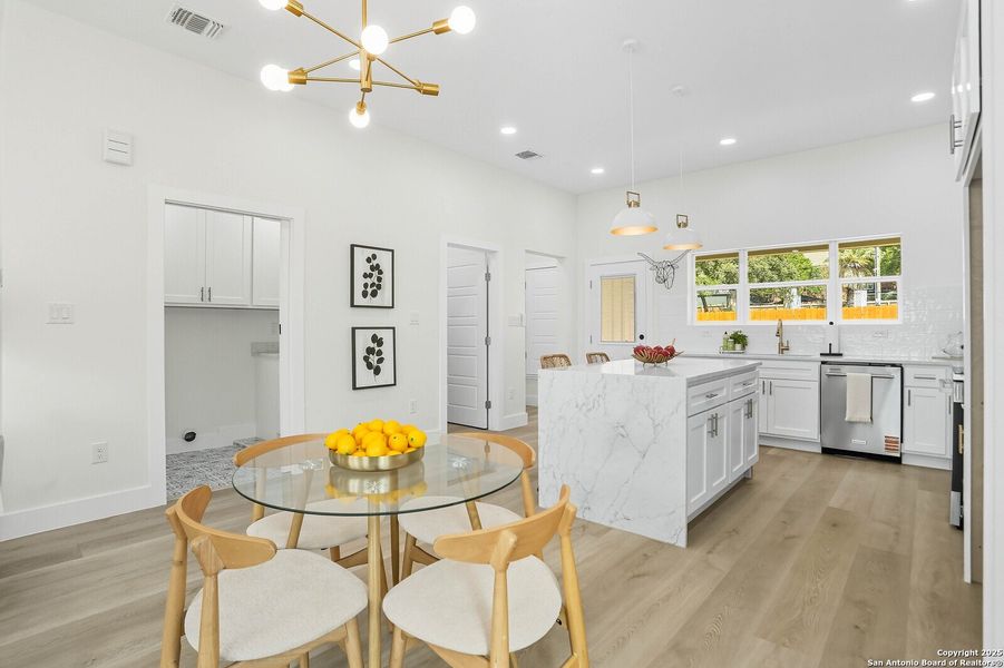 Furnished interior view inside a new home in , San Antonio (Image 7).