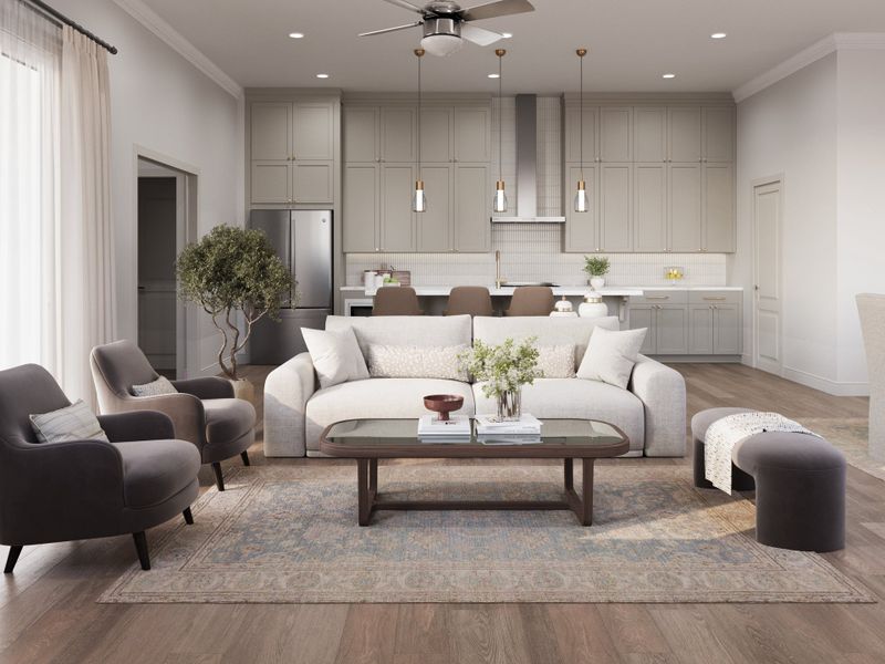 Braydon - Interior Rendering - Living Area