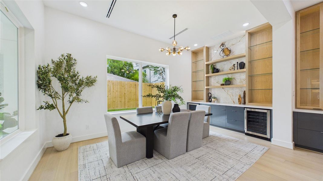 Furnished interior view inside a new home in , Houston (Image 30).
