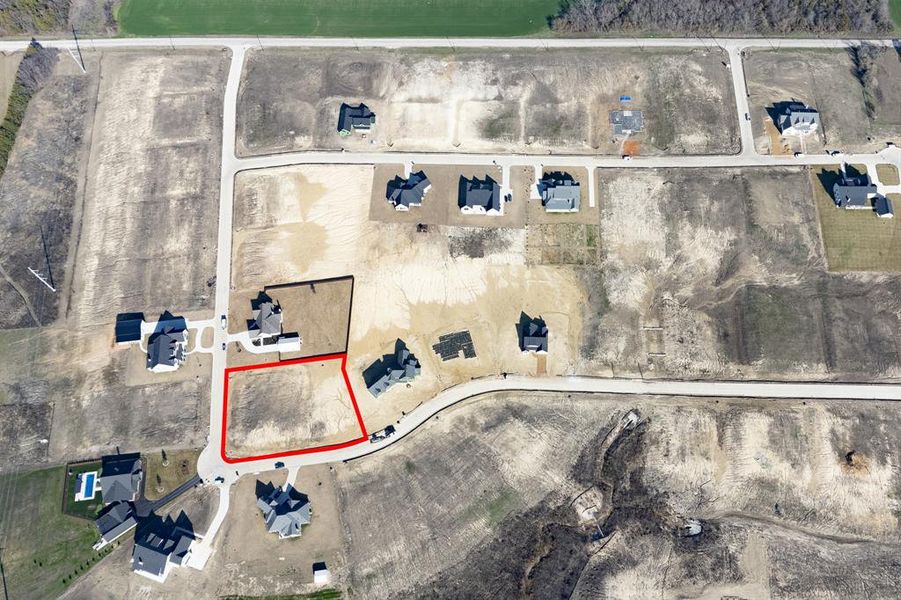 Map / location with property boundaries highlighted