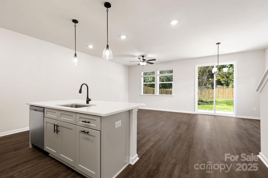 Furnished interior view inside a new home in , Charlotte (Image 12).