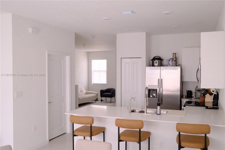 Furnished interior view inside a new home in , Miami (Image 15).