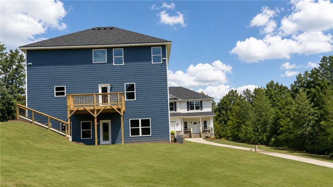 Exterior details and patio area of a home in Habersham Meadows, Demorest (Image 3). Exterior details and patio area of a home in Habersham Meadows, Demorest (Image 3).