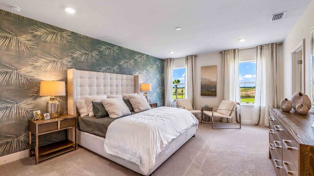 Furnished interior view inside a new home in Solera at Lakewood Ranch, Bradenton (Image 13).