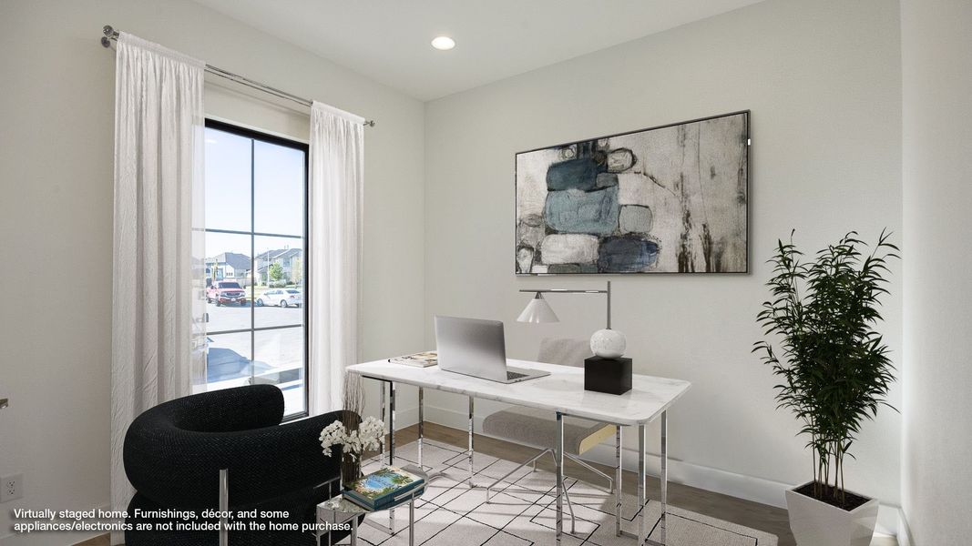 Furnished interior view inside a new home in Nolina 60', Georgetown (Image 7).