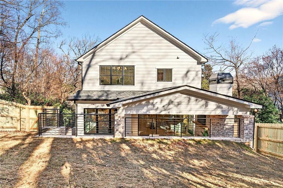 Front exterior of a new home in , Atlanta, GA, highlighting curb appeal (Image 26).