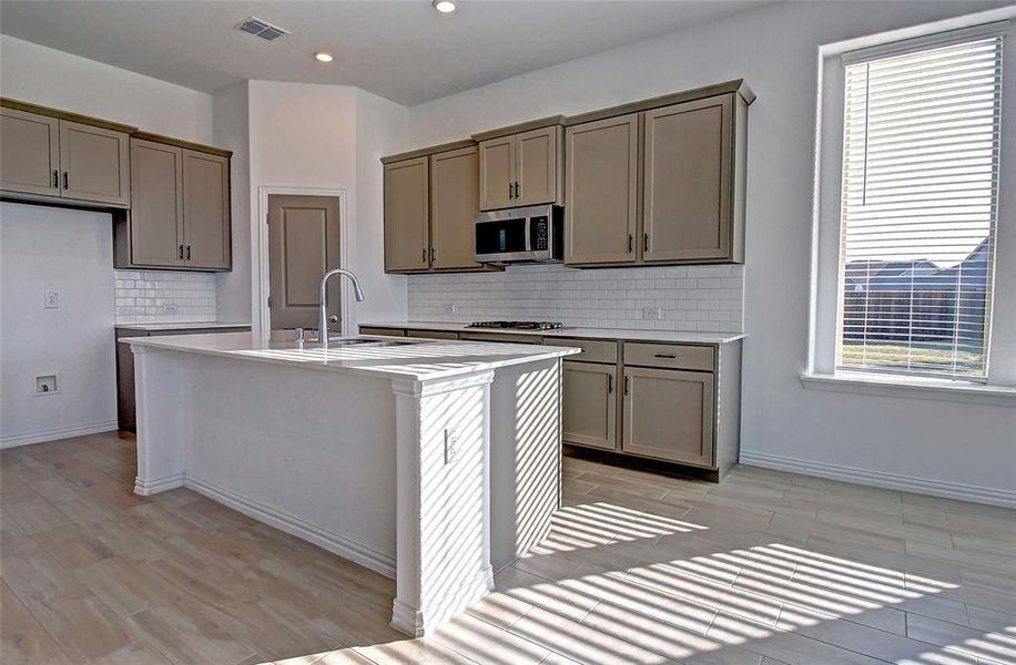 Furnished interior view inside a new home in Preserve at Honey Creek: Brookstone Collection, McKinney (Image 9).