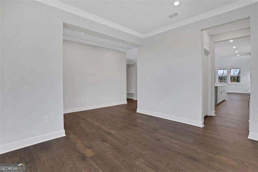 Spacious, unfurnished interior of a new home in The Paddocks at Doc Hughes, Buford (Image 23).