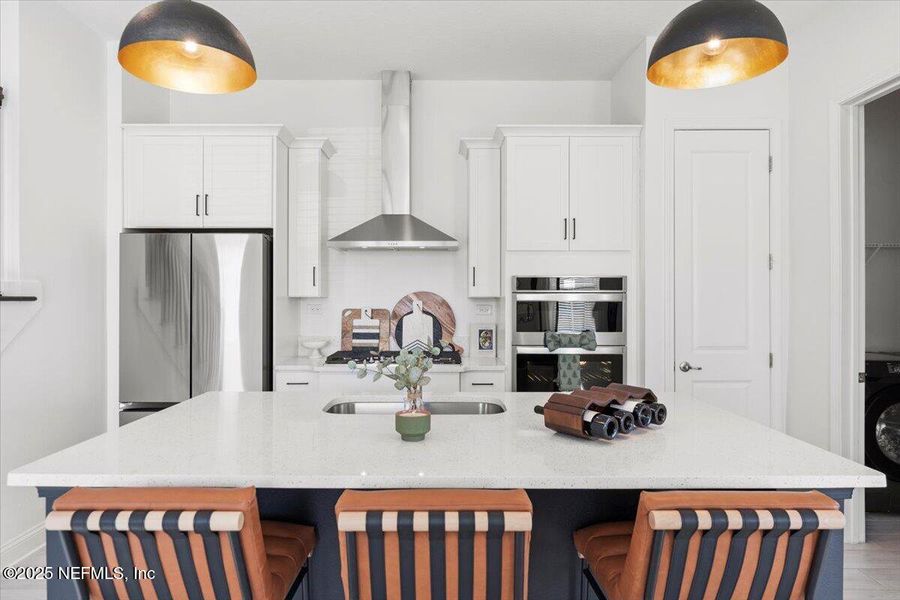 Furnished interior view inside a new home in , St. Johns (Image 16).