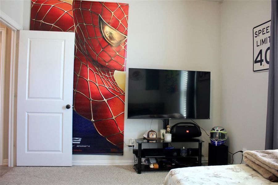 Bedroom featuring carpet and baseboards Bedroom featuring carpet and baseboards