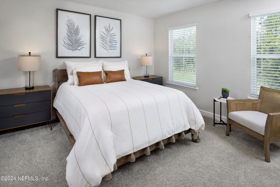 Furnished interior view inside a new home in , St. Johns (Image 9).