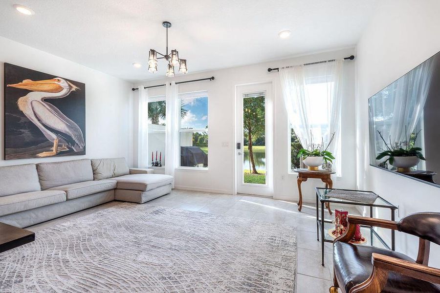 Furnished interior view inside a new home in , West Palm Beach (Image 15).