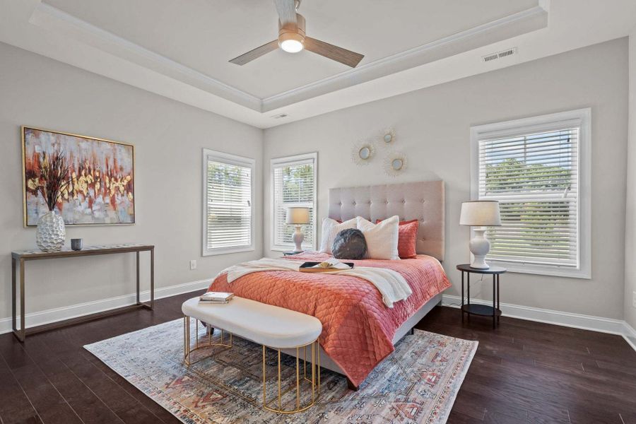 Representative furnished interior of a home built from the Rivermist by Caviness & Cates Communities in Maggie Way, Wendell (Image 286).