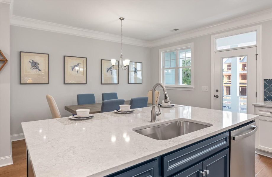 Furnished interior view inside a new home in , Charleston (Image 10).