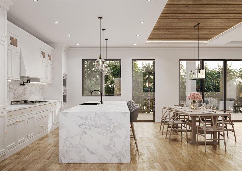 Furnished interior view inside a new home in , Sarasota (Image 5).