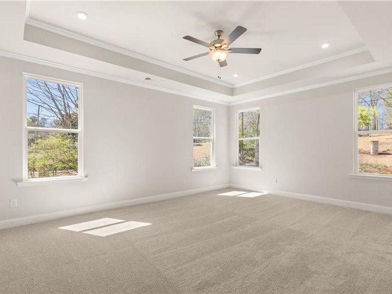 Spacious, unfurnished interior of a new home in Melody Lakeside Estates, Buford (Image 24).