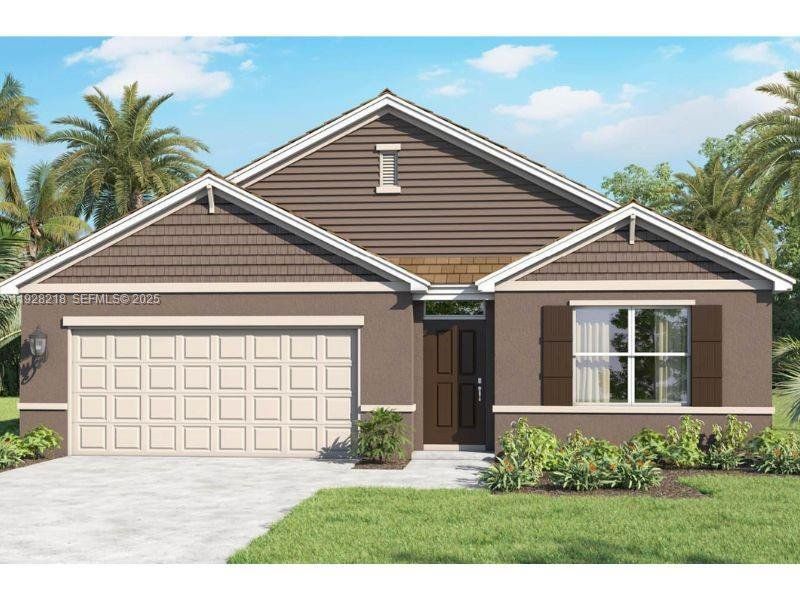 Front exterior of a new home in , Fort Pierce, FL, highlighting curb appeal (Image 1). Front exterior of a new home in , Fort Pierce, FL, highlighting curb appeal (Image 1).